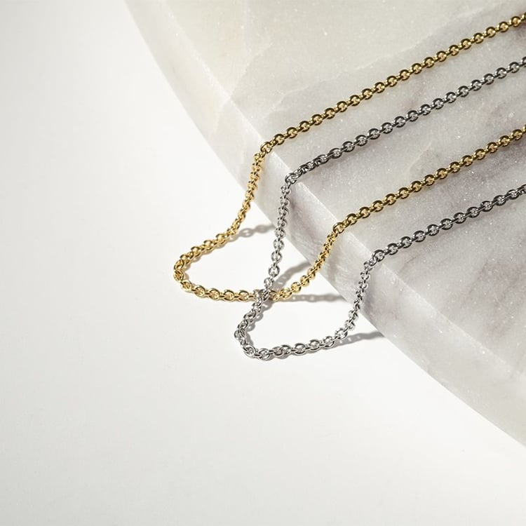 Ankerkette 45 cm aus 14k Gold mit der Breite 1.6 mm 130718