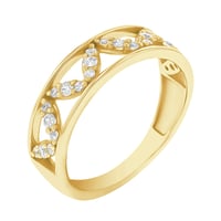 Atypischer Eternity-Ring mit Lab Grown Diamanten Borys