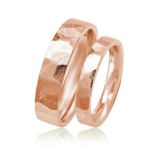 Moderne Eheringe aus Gold Laqen