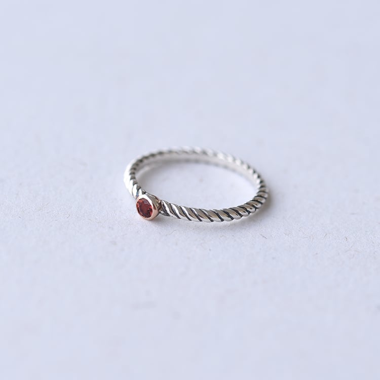 Granat-Ring aus Silber 59106