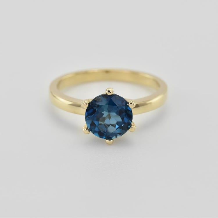 Ring in Gelbgold mit Topas 30571