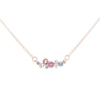 Cluster-Kette mit Edelsteinen Kianna