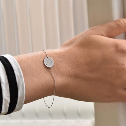 Goldenes Armband mit Turmalin für das Sternzeichen Waage