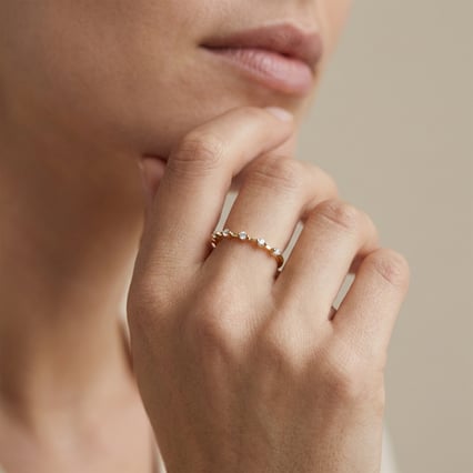 Eternity Scheidungsring mit Lab Grown Diamanten Sui