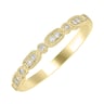 Goldener Halb-Eternity Ring mit Diamanten Liam