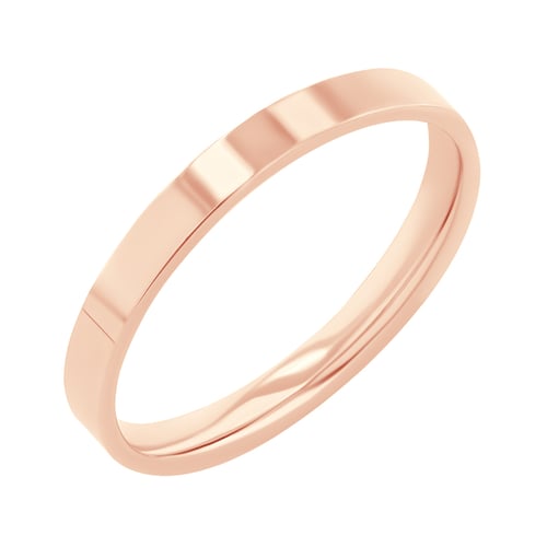 Flache Eheringe aus Gold mit Diamanten Yorik