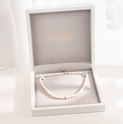 Luxuriöse Geschenkbox für Halsketten Nero