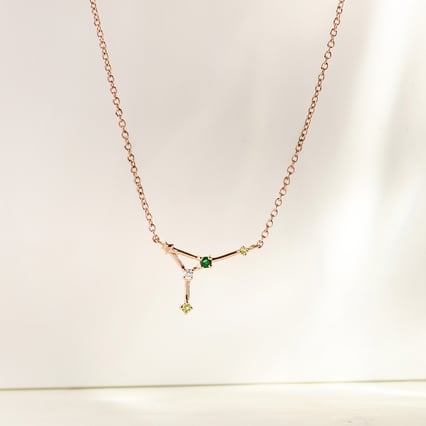 Halskette mit Tierkreiszeichen Cancer