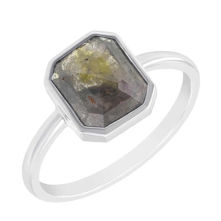  Goldring mit Salt'n'Pepper Diamant Ofra