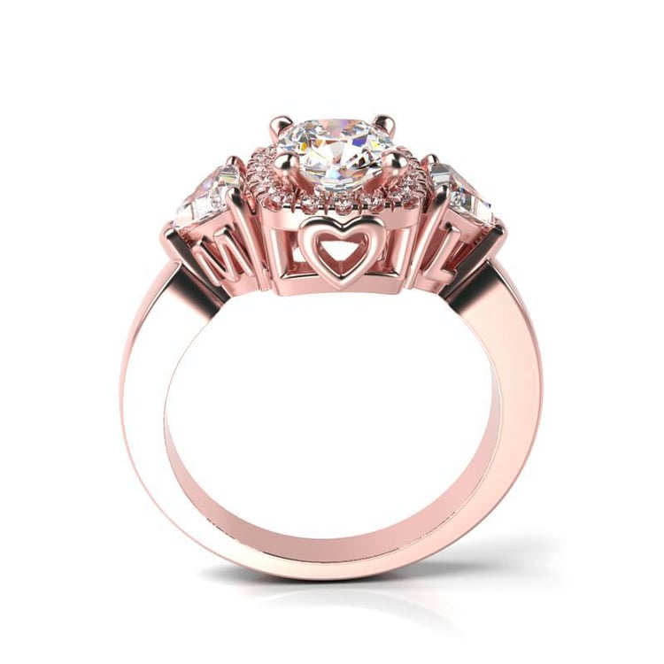 Ring mit Diamant Seitenansicht 16064