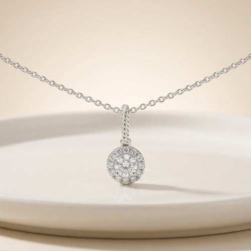 Romantischer Anhänger mit Lab Grown Diamanten Danny