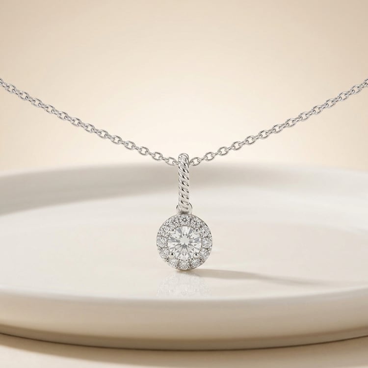 Romantischer Anhänger mit Lab Grown Diamanten Danny 171443