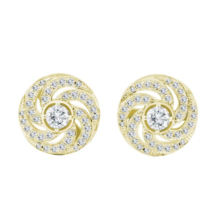 Bezaubernde Ohrringe mit Diamanten Anoria 25189