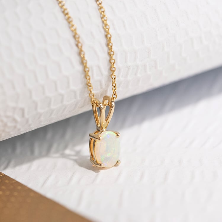 Anhänger mit einem ovalen Opal Elleanor 110328