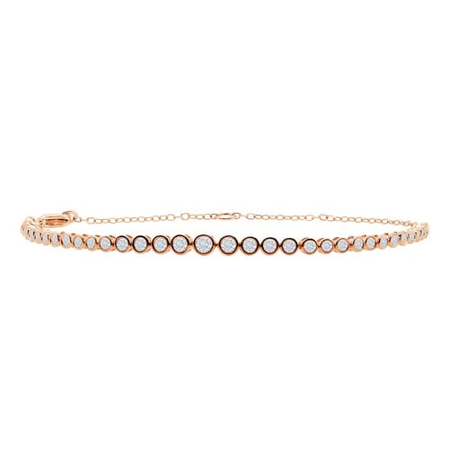 Elegantes silbernes Armband mit Lab Grown Diamanten Sonja