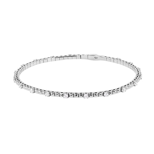 Goldenes Flexi Armband mit Lab Grown Diamanten Curtis