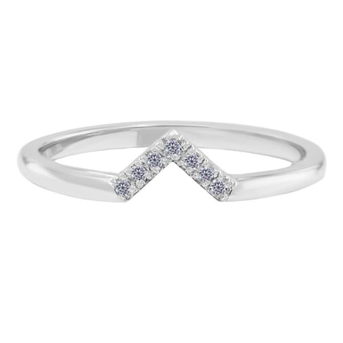 Ringset aus Gold mit Diamant im Princess-Schliff Ralyh