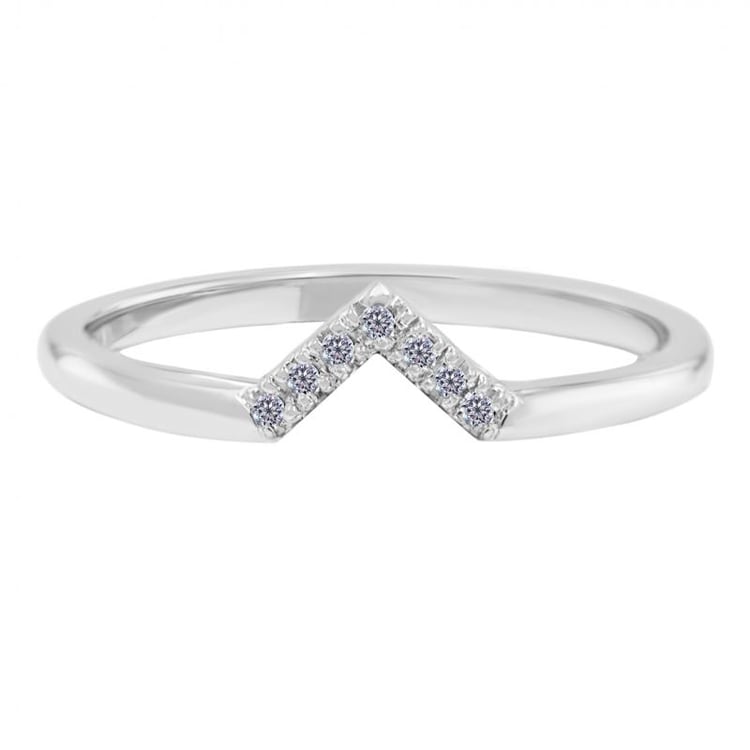 Ringset aus Gold mit Diamant im Princess-Schliff Ralyh 25992
