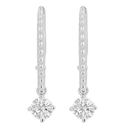 Silberne Ohrringe mit 0.25ct Lab Grown Diamanten Fana