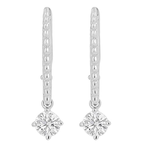 Silberne Ohrringe mit 0.25ct Lab Grown Diamanten Fana