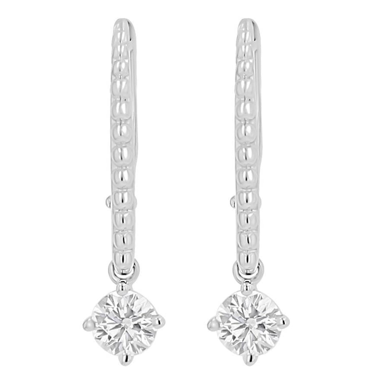 Silberne Ohrringe mit 0.25ct Lab Grown Diamanten Fana 171315