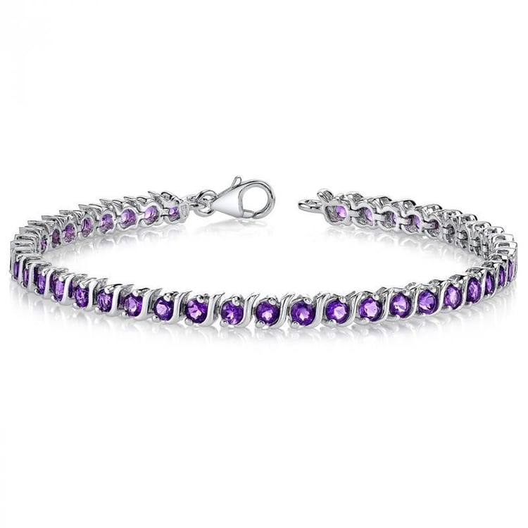 Armband mit Amethysten