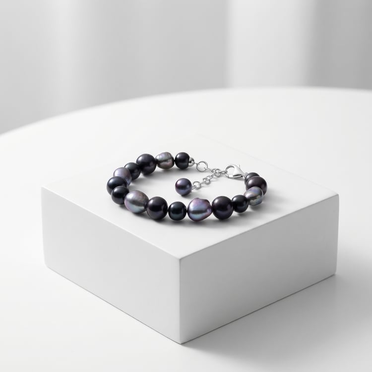 Armband mit dunklen Perlen Kiwa 167632