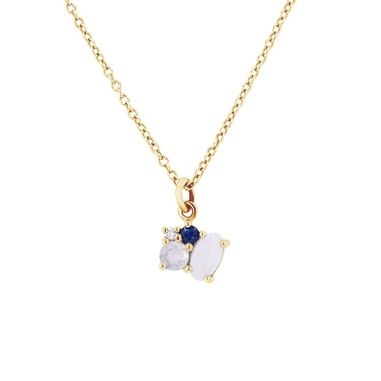 Einzigartige Cluster-Anhänger aus Gold Cosette 78348