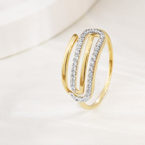 Ring aus Gold mit Lab Grown Diamanten Rebeca