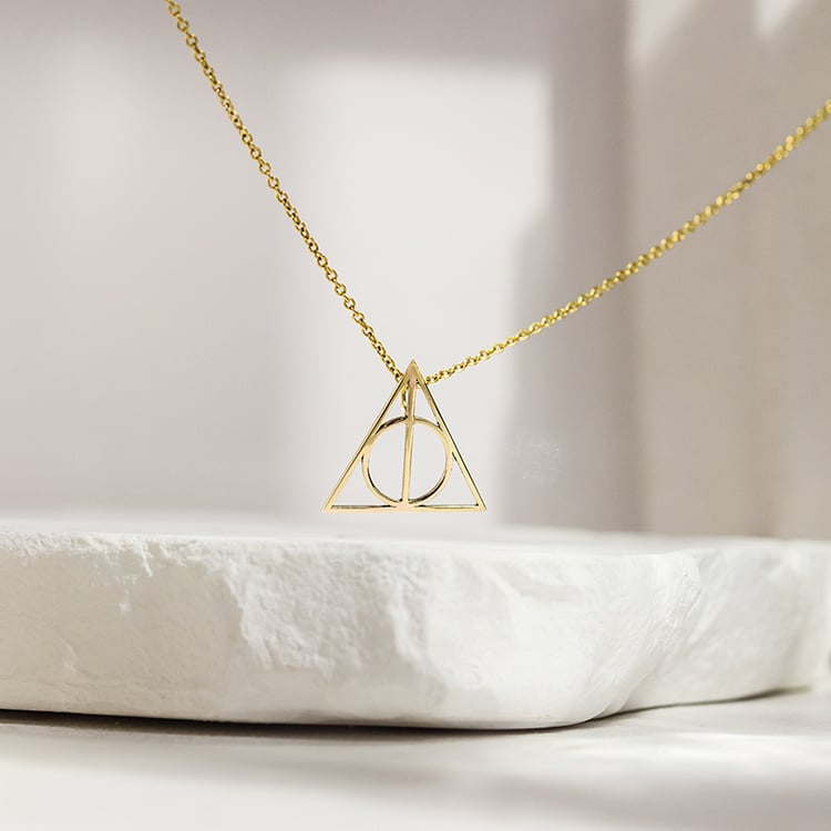 Zauberhafter Anhänger aus Gold Harry Potter 152973