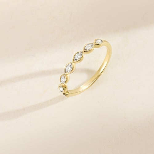 Ring mit Diamanten Evelyn