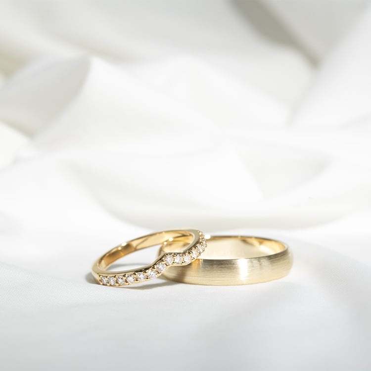 Eternityring in V-Form mit strahlenden Lab Grown Diamanten Marveille 128663