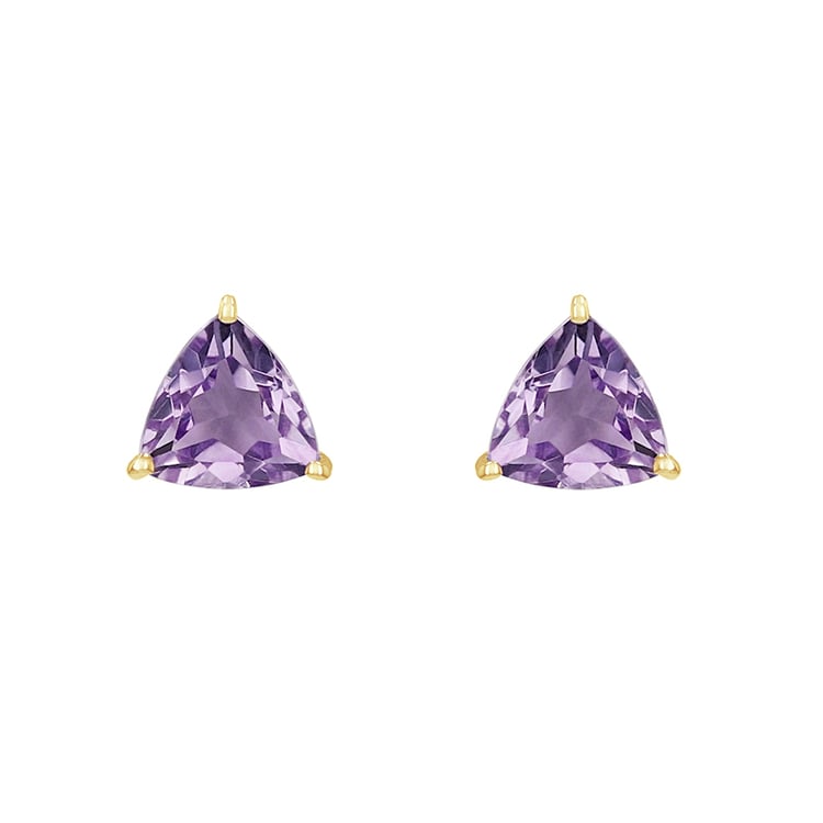 Silberne Ohrringe mit Amethysten Nellie 85610
