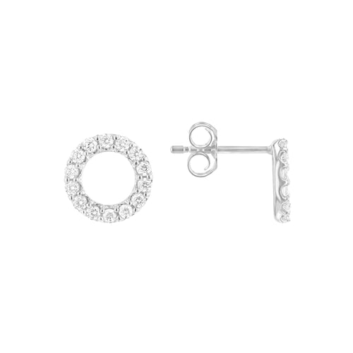 Karma-Ohrringe mit Lab Grown Diamanten Leonas