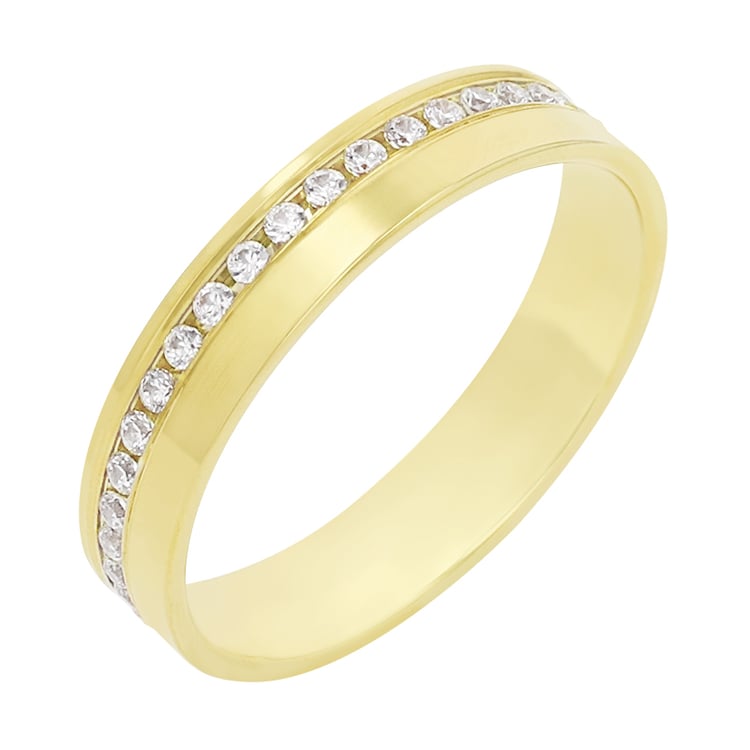 Zarte goldene Ringe mit Diamanten Mireia 76885