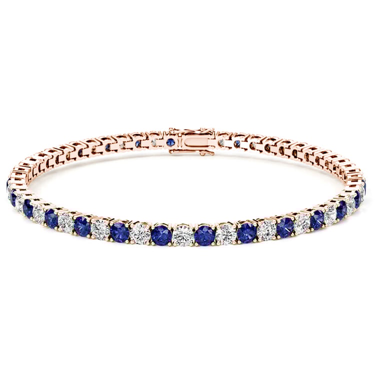 Tennisarmband mit Lab Grown Saphiren und Diamanten Vekic 146451