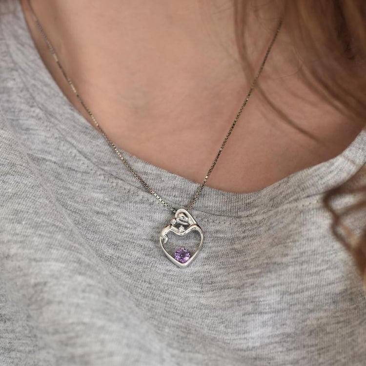 Anhänger mit Amethyst 27324