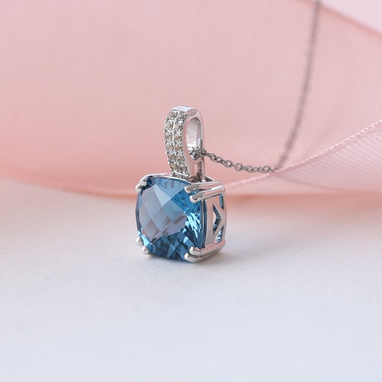 Goldkette mit Topas 76101