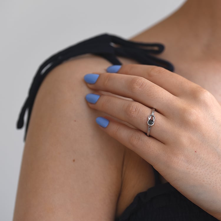 Diamantring aus Gold 63801