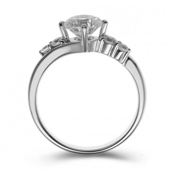 Diamantring aus Platin 7921