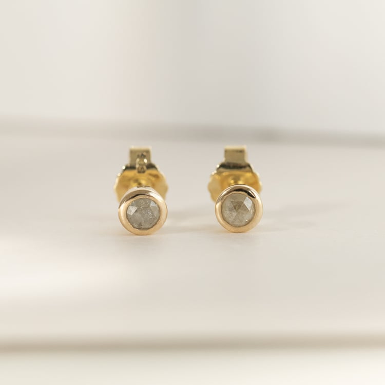 Minimalistisches Schmuckset mit Salt and Pepper Diamanten Jana 120475