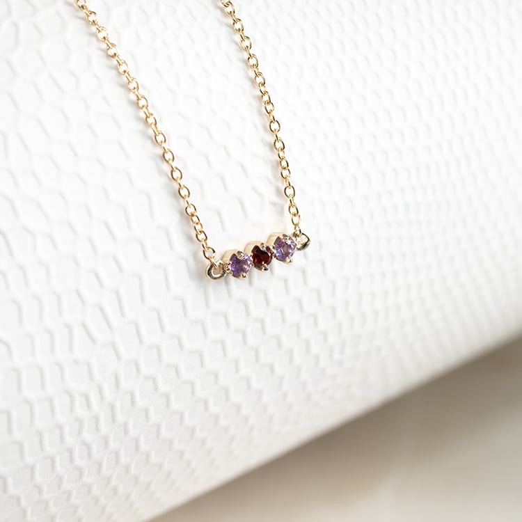 Minimalistisches Armband mit Edelsteinen Ihrer Wahl Joe 133300