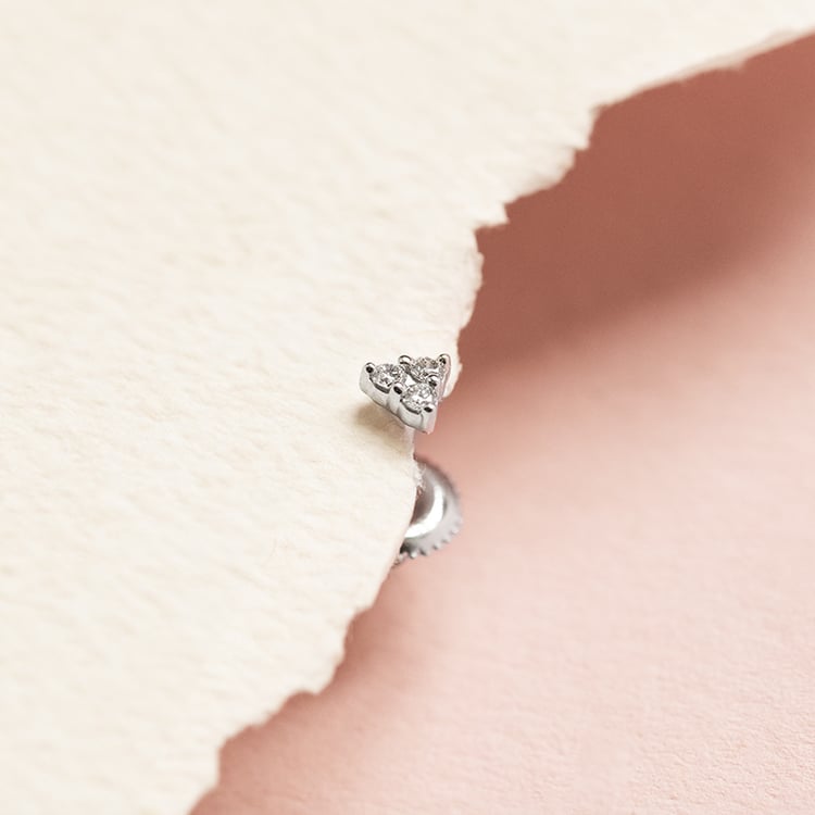 Piercing Ohrring mit Lab Grown Diamanten Masha 139065