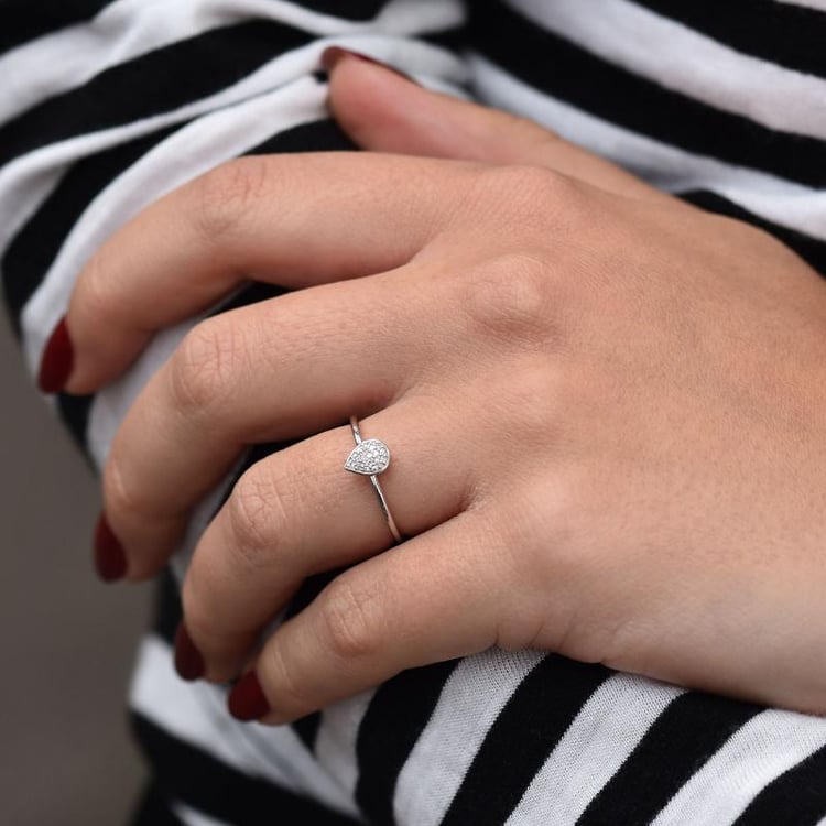 Diamantring aus Gold 35567