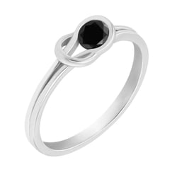 Goldring mit schwarzem Diamant Cearah