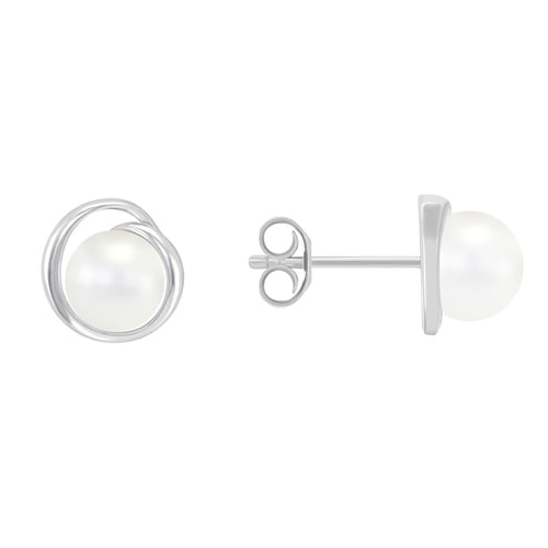 Romantisches Schmuckset aus Silber mit Perlen Prietta