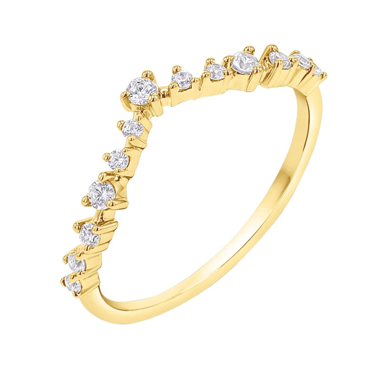 Eternityring in V-Form mit Lab Grown Diamanten Kenzie 140826