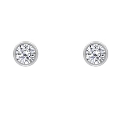 Goldene Ohrringe mit 0.16ct Diamanten Jehan