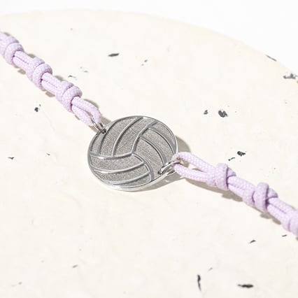 String-Armband Ball mit Gravur Ihrer Wahl Volleyball
