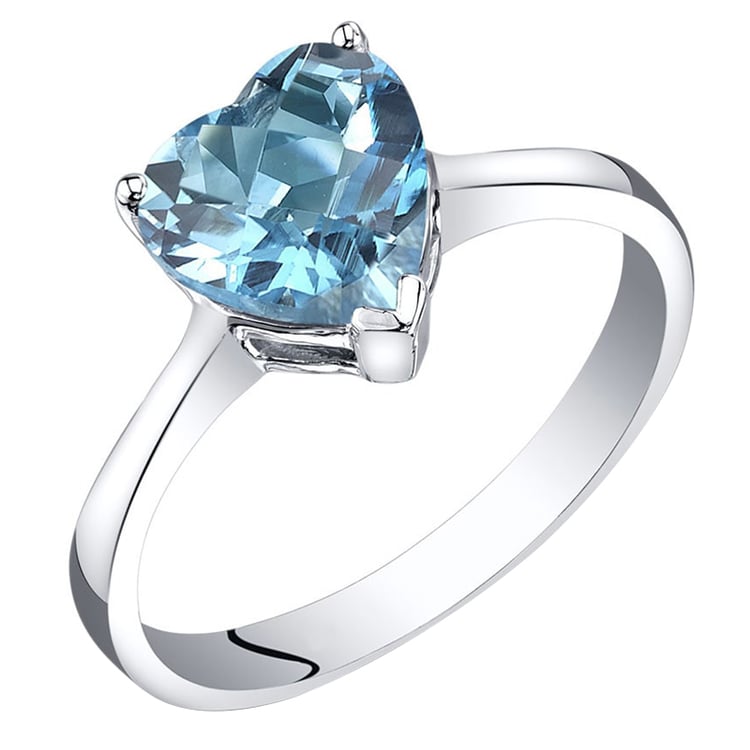 Topasherz im Goldring Perry